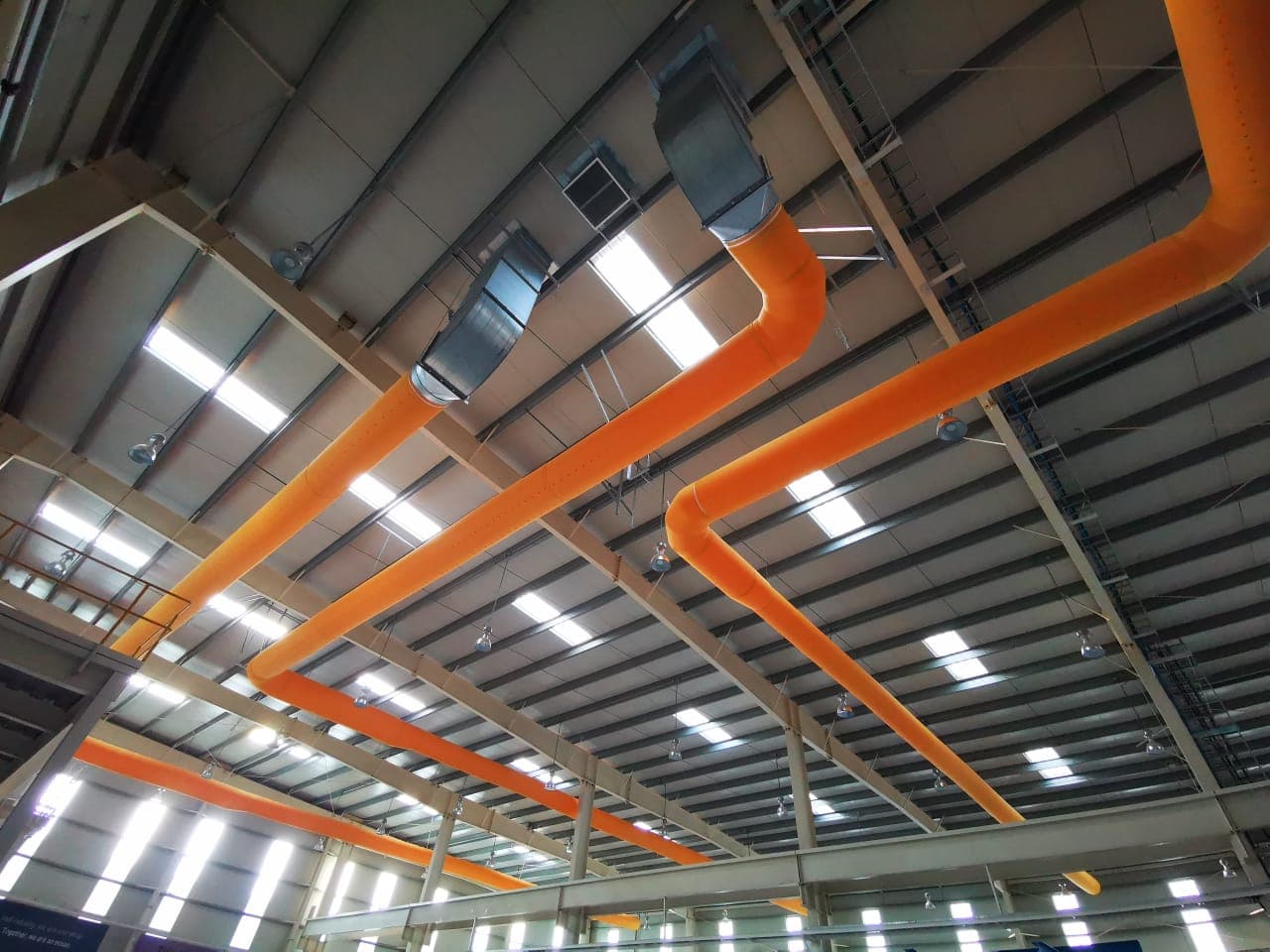 Al Obeikan factory duct run