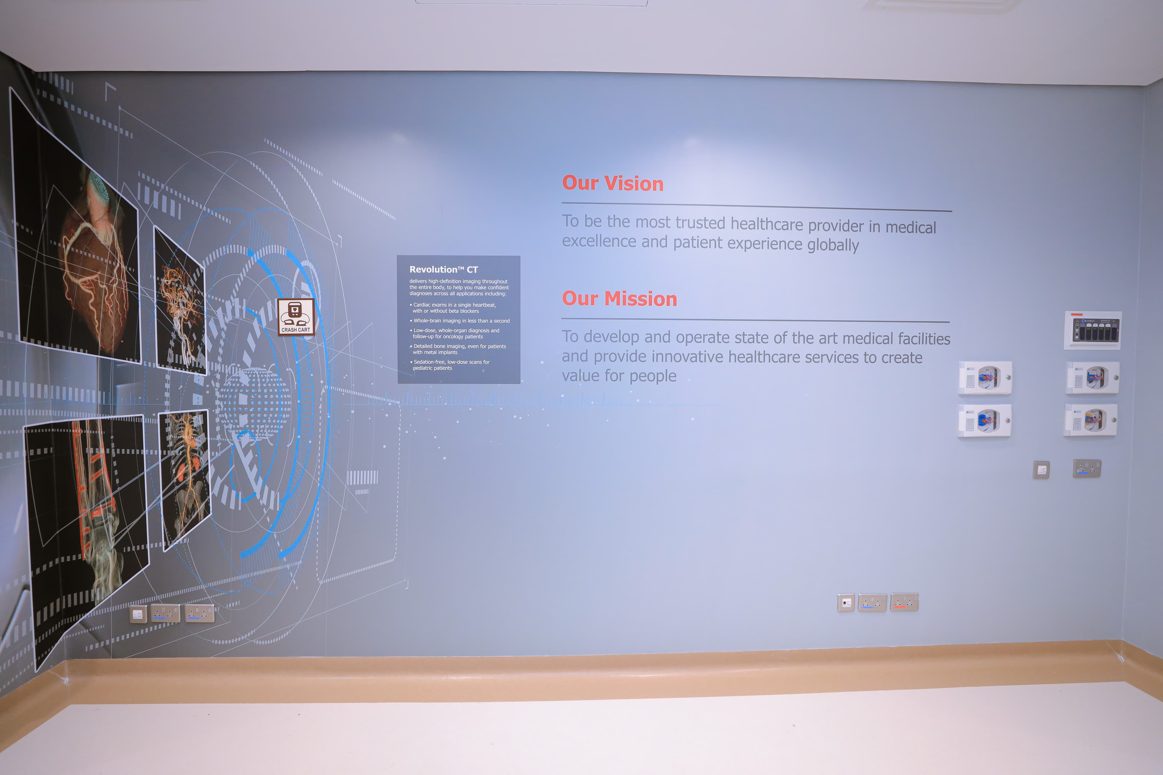 Medical contracting installation