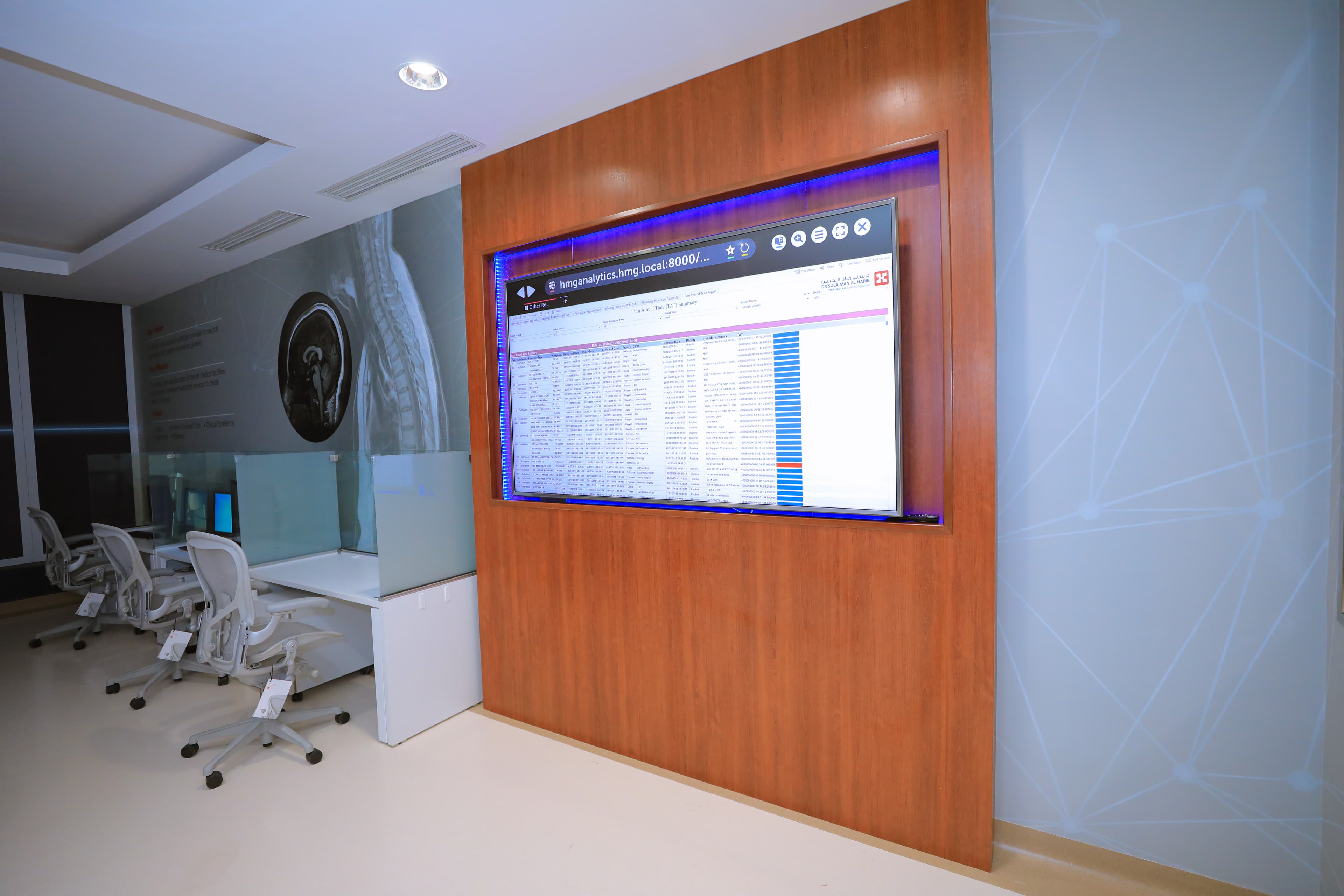 Radiology suite installation