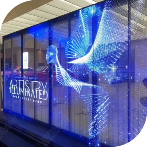 LED wall installation